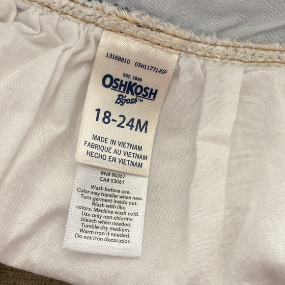 ✨OshKosh B’Gosh Denim Dress 18-24 Months - Picture 7 of 9